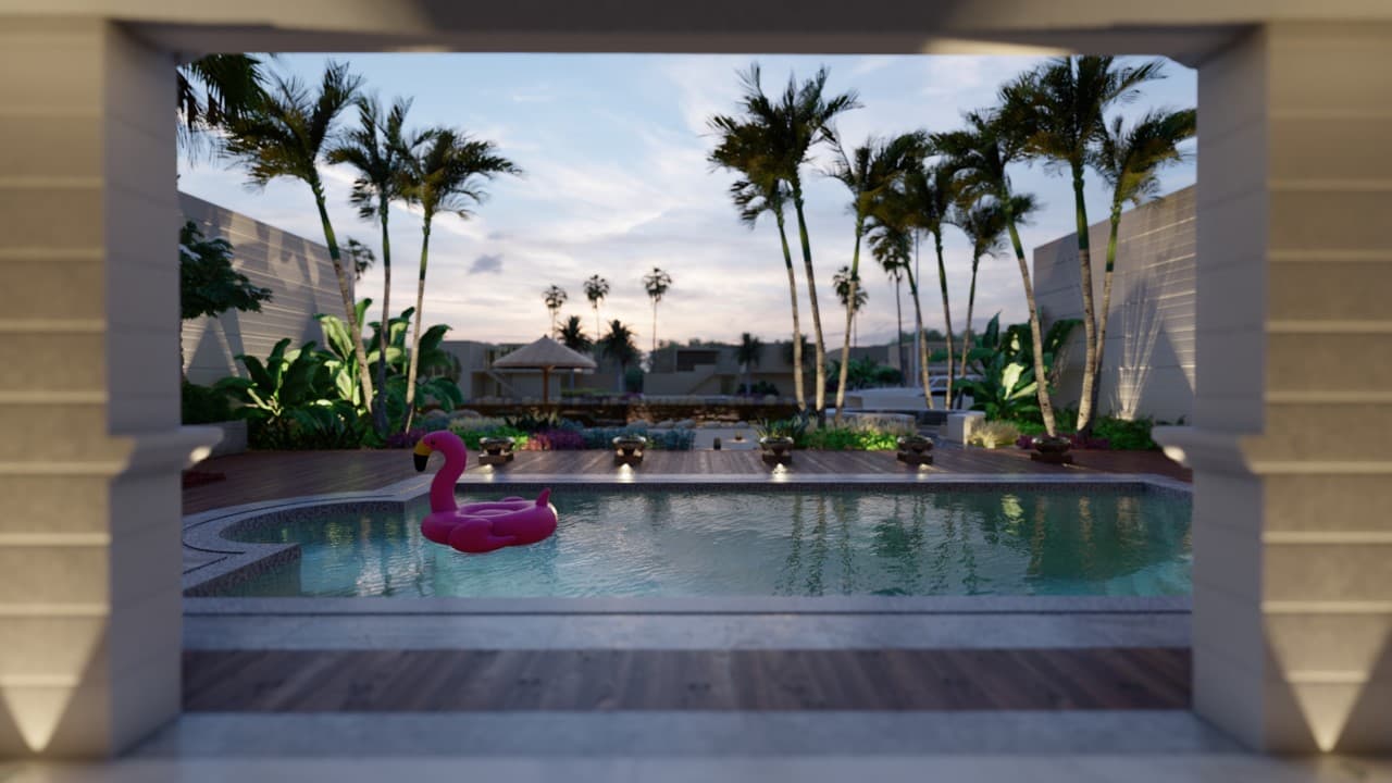 Design of a private garden — 2