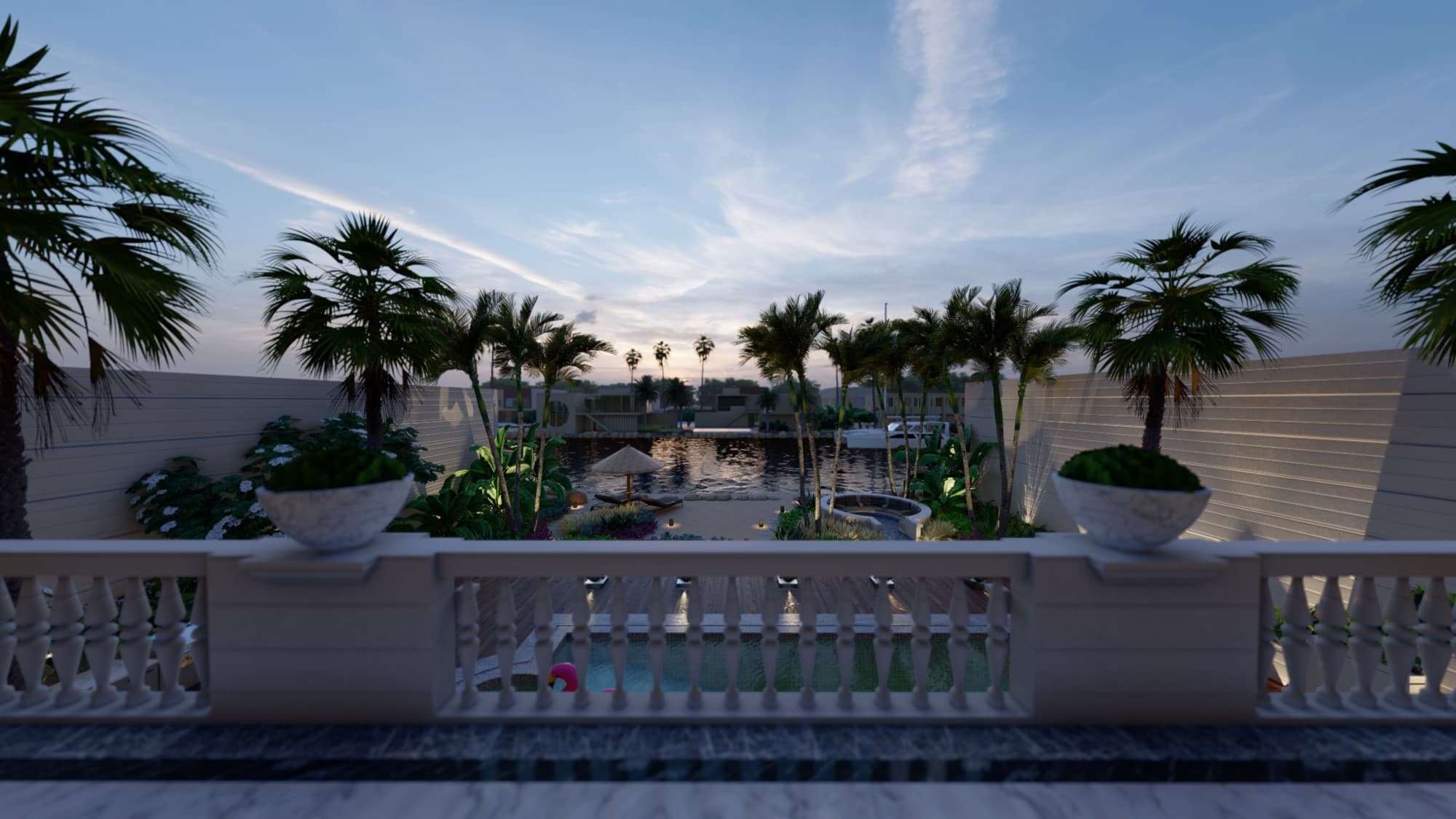 Design of a private garden — 3