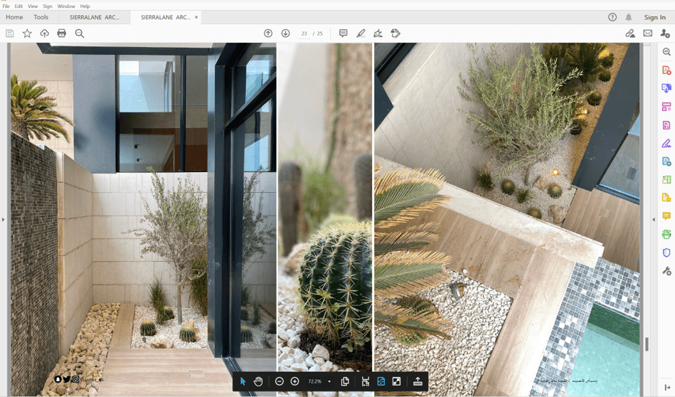 Design of a private garden — 1